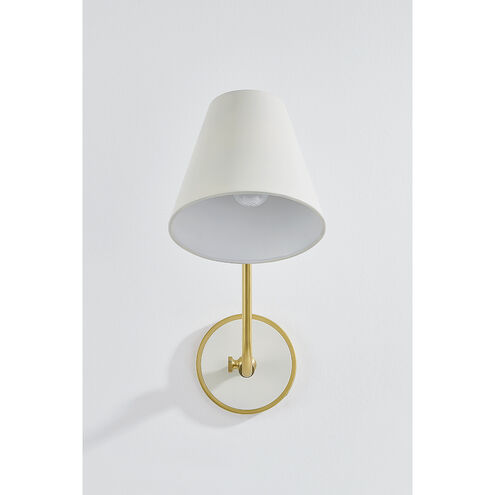 Georgann 1 Light 7 inch Aged Brass/Soft White Wall Sconce Wall Light